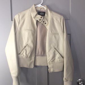 Cream “Leather” Jacket
